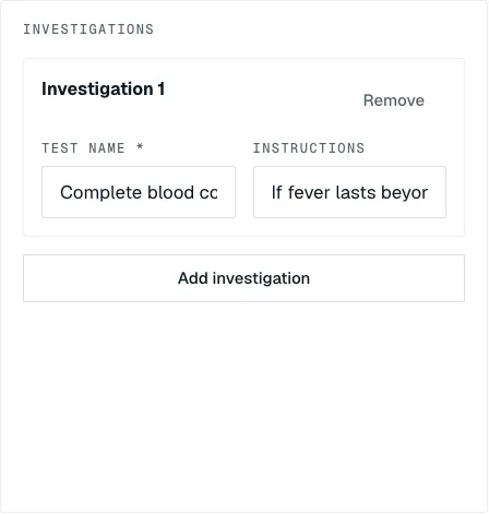 Investigations