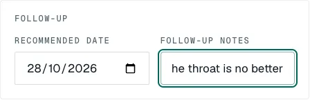 Follow-up