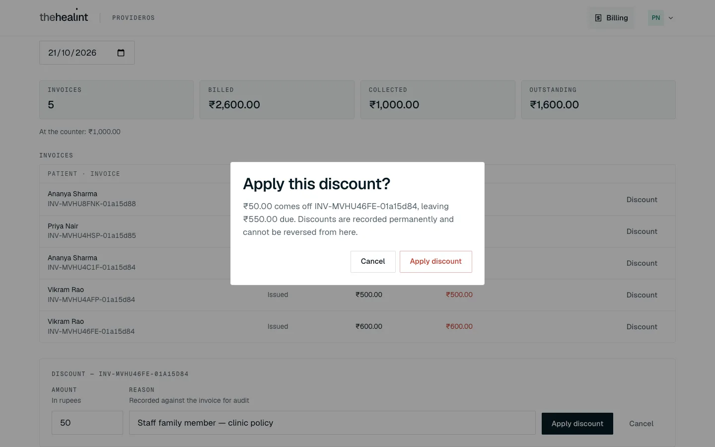 Apply this discount?