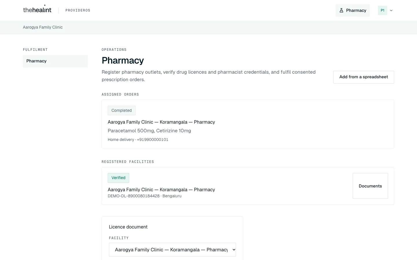 A pharmacist's page