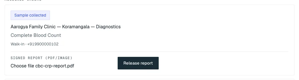 Ready to release the report